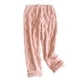 thumbnail image 1 of ShomPort Maternity Pajama Pants Over The Belly Adjustable Warm Fleece Lounge Long Pants Winter Soft Sleepwear Pants, 1 of 8