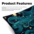 thumbnail image 2 of Mermaid Pillow Covers with Unique Patterns - Set of 2, Chair Pillow Covers for Sofa, Couch, Bed - Available in 16x16, 18x18, 20x20 Inches for Home Decor and Gifts, 2 of 6