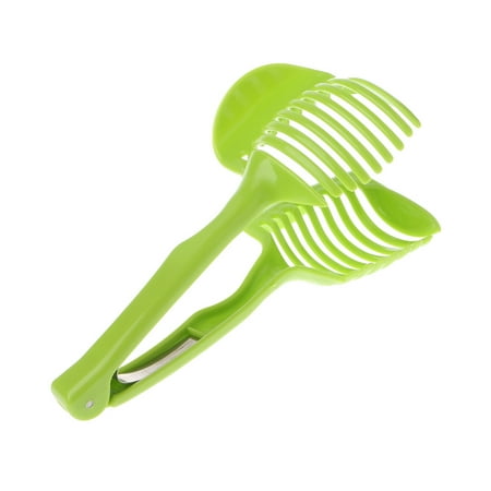 

HIABIO 1Pc Multifunctional Tomato Slicer Handheld Round Slicer Fruit Vegetable Cutter