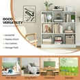 thumbnail image 5 of Resenkos 41 Inches 8-Cube Freestanding Bookcase for Kids-White, Kids Toy Storage for Kids, Boys, Girls, Nursery, 5 of 6