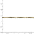thumbnail image 5 of 14K Yellow Gold necklace Cable chain Round Diamond-cut 24 in 2.2 mm, 5 of 5