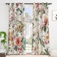thumbnail image 3 of Tchckioa Blackout Curtains,Boho Flower Window Drapes for Apartment,Grommet Top,42x63 Inch,Set of 2, 3 of 6