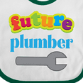 thumbnail image 4 of Inktastic Future Plumber Boys Baby Bib, 4 of 4