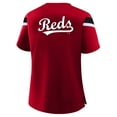 thumbnail image 3 of Women's Profile  Red Cincinnati Reds Lace-Up T-Shirt, 3 of 3