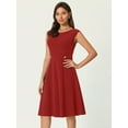 thumbnail image 3 of DARING DIVA Sleeveless Summer A-Line Casual Dress M Red, 3 of 6
