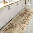 thumbnail image 4 of JONATHAN Y SANTA MONICA 2 x 8 Runner Rug, Zinnia Floral Textured Weave - Sage/Brown, SMB110A-28, 4 of 5