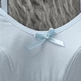 thumbnail image 5 of Loopsun 10 to 15 Years Girls Solid Wireless Training Bra with Built in Pads Blue, 12-13Years, 5 of 5