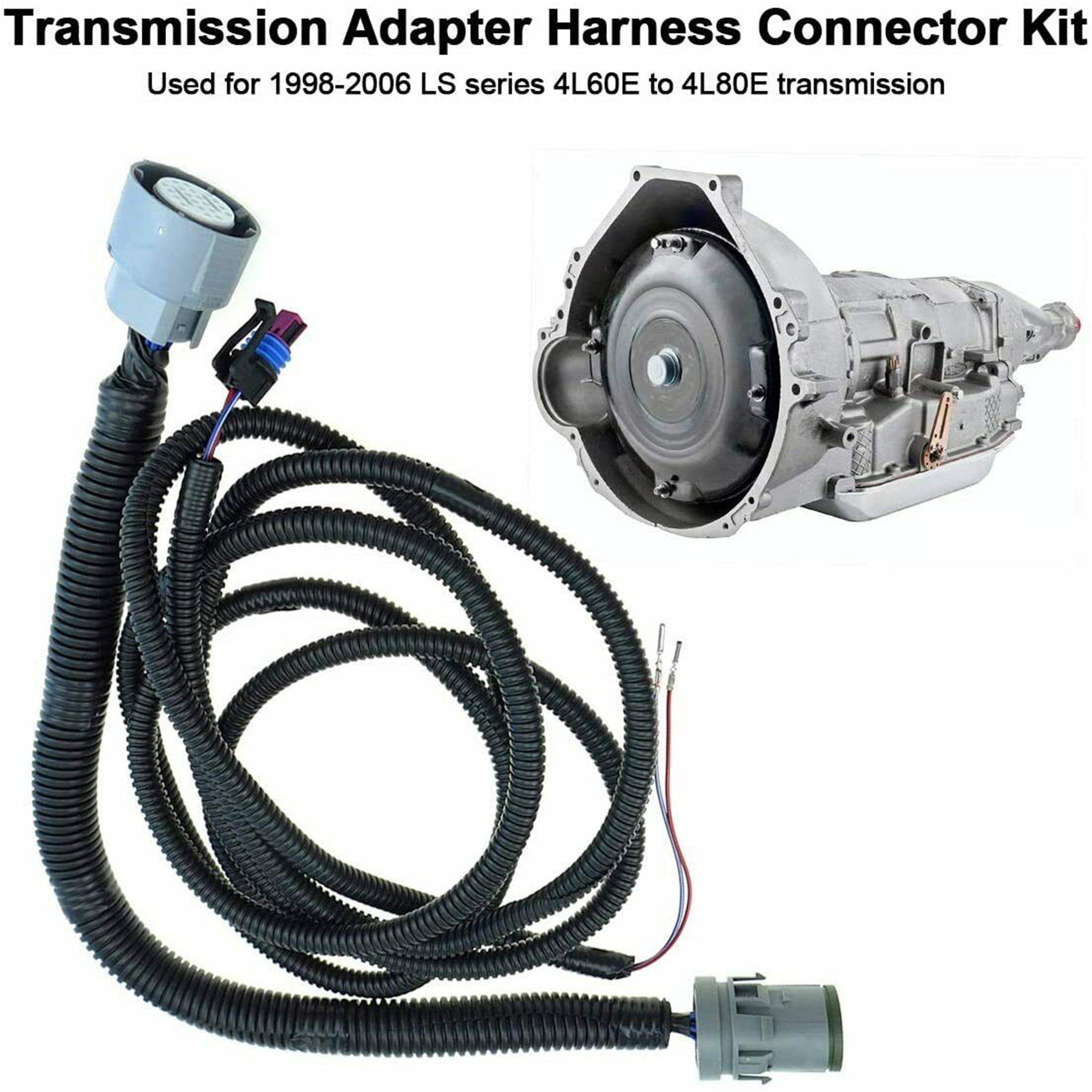 Transmission Wire Harness Adapter 4L60E to 4L80E with VSS LS1 LM7 LQ4 5.3 LSX LS