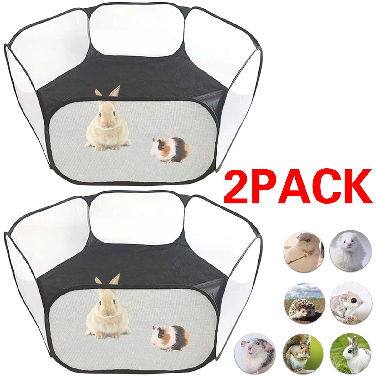 1/2 Pack Guinea Pig Playpen, Hamster Playpen, Rabbit Playpen, Small