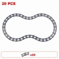 thumbnail image 1 of Rail Transport Big Size Building Blocks Creative Track Accessories Assemble Toys For Children Bricks Compatible City Train Set 20pcs train track, 1 of 6