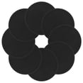 thumbnail image 3 of OFFIGAM Desk Coasters for Office Silicone Drink Coasters Black 8pcs, 3 of 8