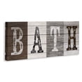 thumbnail image 2 of Stupell Industries Farmhouse Rustic Bath Letters Canvas Art, 24 x 10, by Susan Arnot, 2 of 7