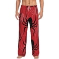 thumbnail image 2 of Lsque Spider Print Men's Pajama Pants, Lounge Pant - Comfortable Home Wear,Elastic Waistband, Stylish Design-XX-Large, 2 of 9