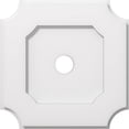 thumbnail image 1 of Ekena Millwork CMP14LE-02000 14 in. OD x 2 in. ID Square Locke Architectural Grade PVC Contemporary Ceiling Medallion, 1 of 1