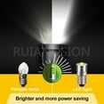 thumbnail image 4 of Ruiandsion E10 LED Bulb,1-Pack, 0.7-3.2V Wide Voltage 3V 300LM 6500K White Mini Light for Flashlights Work Lights Model Craft, 4 of 8