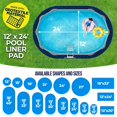 thumbnail image 4 of Base protectora para liner de piscina cuadrada Shop Square 12x24 ft ovalada de geotextil, 4 of 7