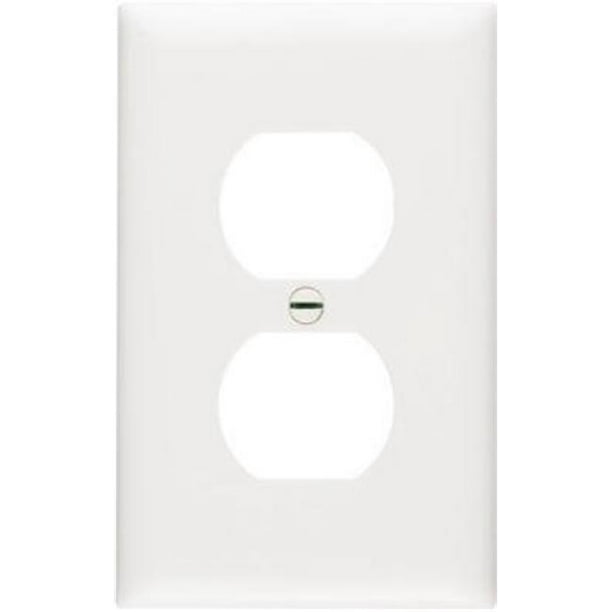 Pass & Seymour SPO8WU Oversize Wall Plate 1 Gang White Pack of 20