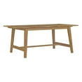 thumbnail image 6 of Modway Marina 7 Piece Outdoor Patio Teak Dining Set in Natural White, 6 of 7