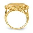 thumbnail image 2 of 14K Yellow Gold Ring Band Signet 14.5x15.0mm Open Back, Size 6, 2 of 5