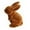 Brown, variant on OAVQHLG3B Fuzzy Flocked Bunny Easter Spring Decor Furry Covered Rabbits Figurines Statue Garden Artificial Animal Moss Sculpture for Indoor Table Home Kitchen Shelf Decor Brown