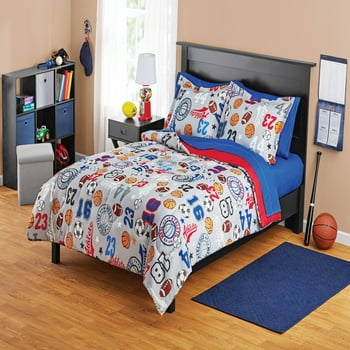 Your Zone Sports Bed in a Bag Coordinating Bedding Set