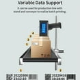 thumbnail image 3 of 12.7mm Portable Handheld Inkjet Printer For Batch Number Barcode QR Code Textile Hand Printer Label Coding Machine ,Fast-Drying Ink with Crisp Output, 3 of 5