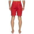 thumbnail image 3 of Traje de baño Nautica para hombre, estándar, liso, de secado rápido, rojo, 3 of 4