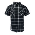 thumbnail image 2 of Plaid Shirts for Men Vintgage Short Sleeve Button Down Shirt Casual Formal Business Gingham Shirts with Pockets, 2 of 5