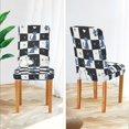 thumbnail image 3 of Yayeee 4 Pack Dining Chair Covers Stretch Parson Chairs Slipcovers Seat Protector, Blue Cat Stars, 3 of 6