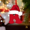 thumbnail image 5 of Fridja 26 Letters Christmas Tree Decoration Pendant, Christmas Tree Ornaments Personalized DIY Christmas Ornaments Christmas Decoration Xmas Tree Hanging Decor (K), 5 of 5