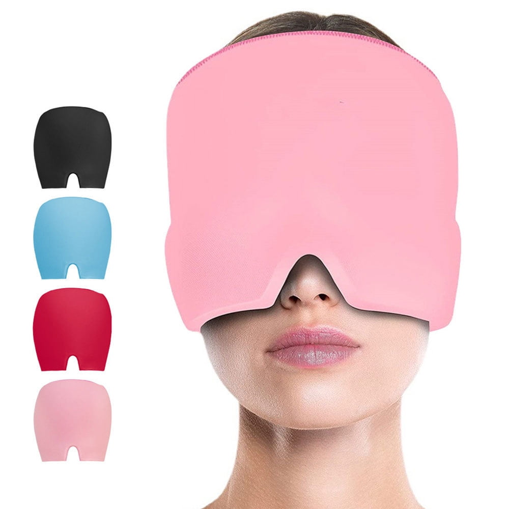 Physical Cooling Gel Head Cover Cold and Hot Compress Ice Compress Bust Mask Ice Eyeshade Cold Compress Cap