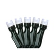 thumbnail image 1 of Northlight Battery Operated LED Wide Angle Christmas Lights - Pure White - 9.5' Black Wire - 20ct, 1 of 1
