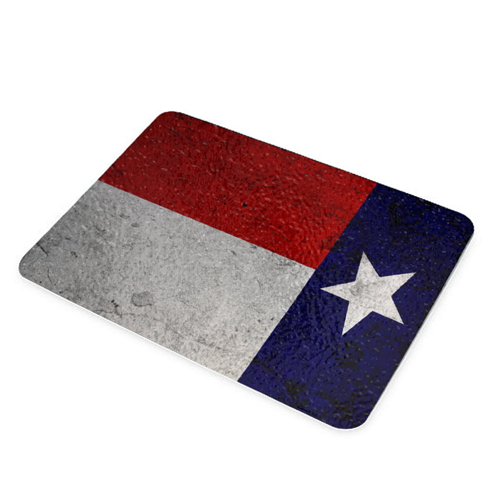 KuzmarK Glass Cutting Board - Texas Flag Concrete Wall ...