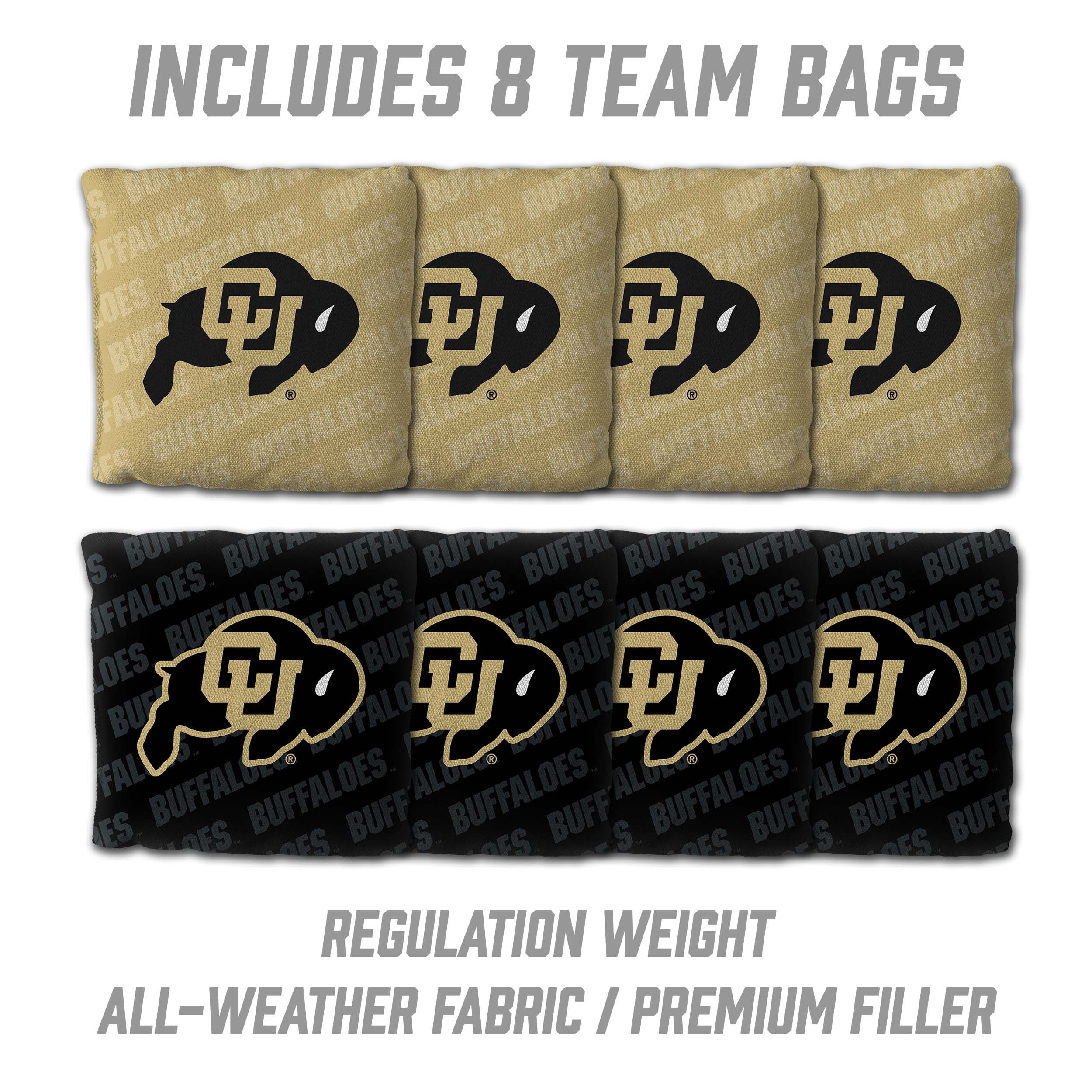 YouTheFan NCAA Colorado Buffaloes 2x4 Slogan Series Cornhole