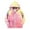 Watermelon Red, variant on Posijego Boys Girls Tie-Dye Sweatshirt Zipper Hoodie with Pockets Kids Long Sleeve Hooded Outerwear Jackets