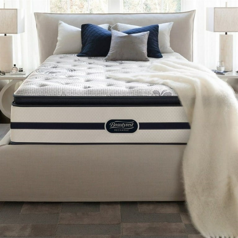 Simmons beautyrest recharge plush pillow top king clearance mattress