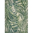 thumbnail image 2 of nuLOOM Cali Abstract Leaves Runner Rug, 2' x 6', Green, 2 of 2