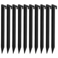 thumbnail image 1 of 10 estacas de plástico para tienda de campaña, portátiles y resistentes., 1 of 6