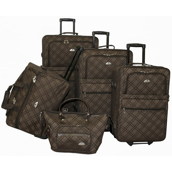 Pemberly Buckles 5-Piece Luggage Set