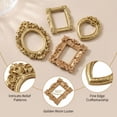 thumbnail image 4 of Gold Vintage Mini Photo Frame, Ornate Small Frame for Desktop Display, Retro Style Home Accent Decor for Tabletop & Interior Decoration, 4 of 5