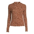 thumbnail image 5 of Self Esteem Juniors Mock Neck Ribbed Top, 5 of 5