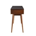 thumbnail image 6 of 47'' Christa White & Espresso Finish Sofa Entryway Console Table, 6 of 6