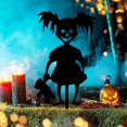 thumbnail image 3 of Silueta de jardín Halloween Scary Ground Mounted Sign Patio trasero al aire libre Decoración del patio, tipo C Vogacara HA007928-03, 3 of 6