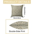 thumbnail image 6 of Ethnic Bohemian Pillow Covers 18X18 Inch - Vintage Tribal Carpet Persian Pattern, Super Soft Throw Pillow Cases for Farmhouse Decorative Living Room, Bedroom, Outdoor, 6 of 6