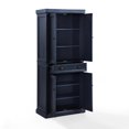 thumbnail image 5 of Coastal Pantry Cabinet - Tall Storage Cabinet with Drawer & Adjustable Shelves - Farmhouse Kitchen Cabinet, 5 of 7