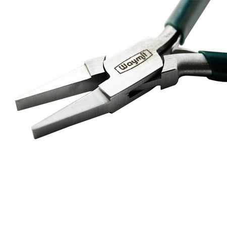 - FLAT NOSE PLIERS 4-1/2” (115 mm) JEWELRY HOBBY CRAFTS WIRE WORK WAYMIL PLIERS