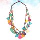 thumbnail image 5 of EeaseMX Collar multicapa con colgante geométrico triangular de estilo bohemio para niñas y mujeres., 5 of 8