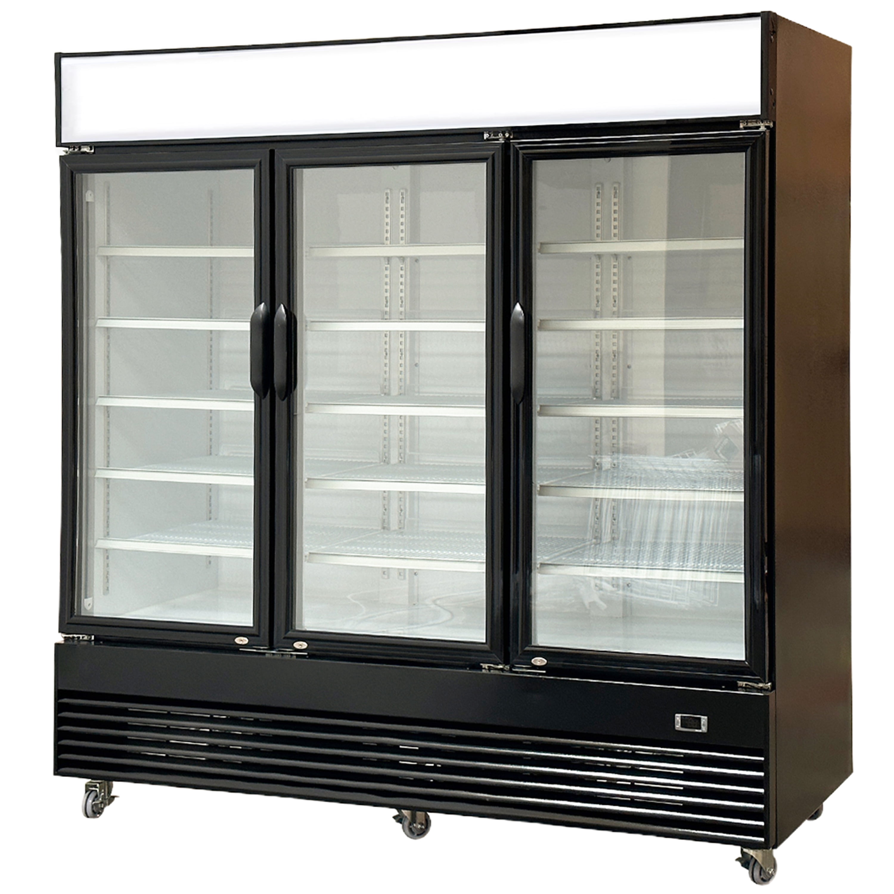 NSF 78.5 in.3-Glass Door Merchandiser Refrigerator - 69.5 Cu.Ft. Commercial Beverage Display