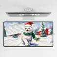 thumbnail image 4 of Hello Winter Exotic Shorthair Frosty Morning Walk Welcome Snowy Christmas Desk Mat Full Keyboard Mouse Pad Cat Lover Kitten Owner Gifts Large Mousepad - 02018, 4 of 5
