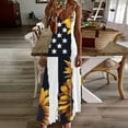 thumbnail image 1 of Qiopertar Robes d'Été pour Femmes Imprimé Sans Manches Col Rond Robes Décontractées Liquidation Livraison Gratuite à Moins de 5$ jusqu'à 90 % de Réduction, 1 of 5